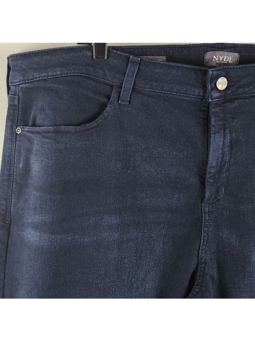 NYDJ Jeans Womens Plus 22W Ami Skinny Legging Blue Ankle Buttons NWT - Picture 3 of 13